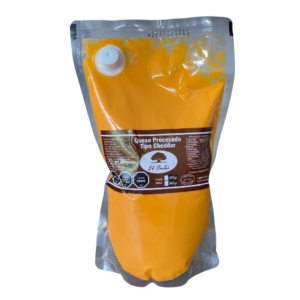 Cheddar salsa 900g Ombú X unid