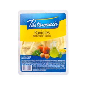 Ravioles ricota y espinaca 500g Pastamanía