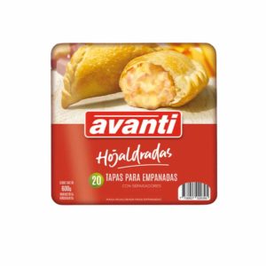 Tapas empanadas hojaldre 20 unid