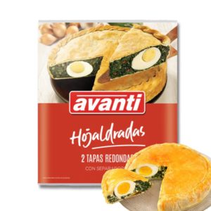 Tapas tarta redondas hojaldre x2 Avanti