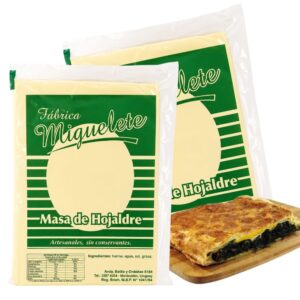 Masa de Hojaldre rectangular Miguelete